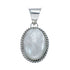 Native American Mother of Pearl And Sterling Silver Pendant AX129827